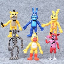 Five Nights At Freddy&#39;s PVC Action Figures 6 pc Set 4&quot; (No Bases Included) - $10.00