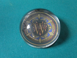 Monogram -W- Paperweight Punch Studio New 2 X 3 1/4 Made In Italy - £37.27 GBP