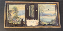 Vintage Ted &amp; Dora&#39;s Place Plato,  Minn. Advertising Thermometer - £22.49 GBP