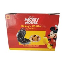  VillaWare Mickey&#39;s Waffler Mickey Mouse Single Waffle Maker #55557 DISNEY - £23.92 GBP