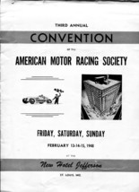 American Motor Racing Society Convention Program Feb 1948-Rare historic item - £75.58 GBP