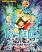 Re:Zero Kara Hajimeru Isekai Seikatsu Season 2 Vol1-25 End Eng Dub SHIP FROM USA - £24.94 GBP