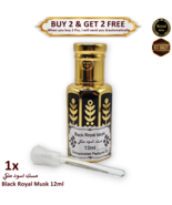 1x Black Royal Musk 12ml - Concentrated Arabian perfume tahara oil مسك ا... - $240.96 MXN