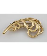 Tiffany &amp; Co. 1980 18k Yellow Gold Paloma Picasso Large Plume Brooch - $9,091.24