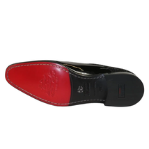 Men's GENIO Patent Leather Red Sole Shoes Formal 120196618 Black Stones image 8