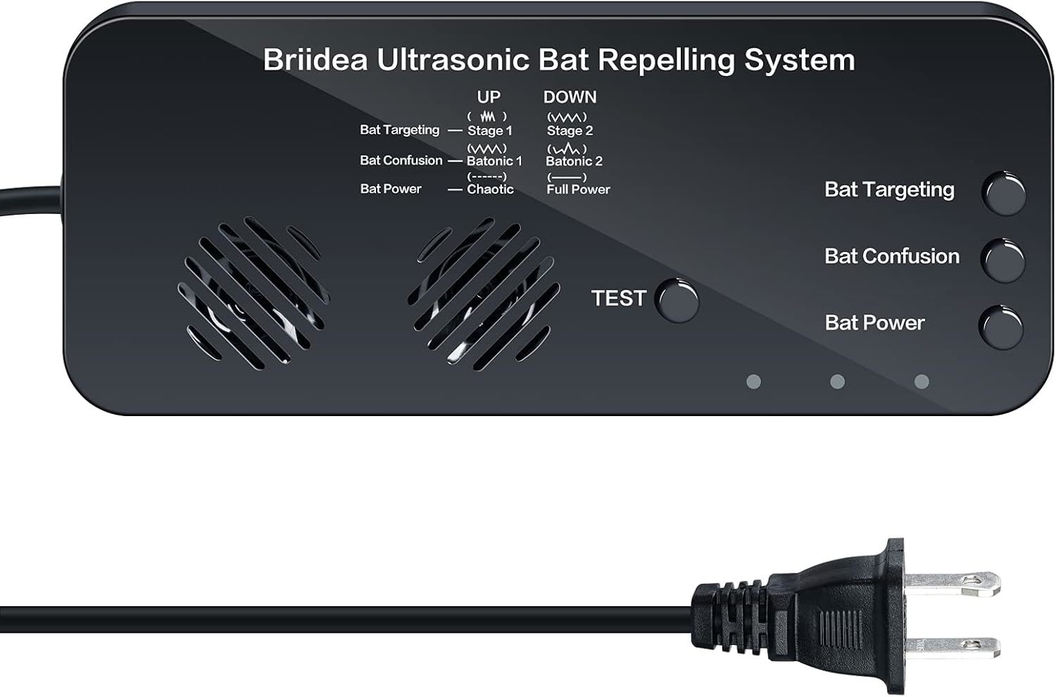 Ultrasonic Bat Removal, Briidea Bat Away System, Demands Bats to Flee, H... - £49.52 GBP