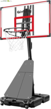 Basketball Hoop Outdoor System with 44 Inch Shatterproof Backboard, 4.8F... - $560.16