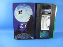 E.T. The Extra-Terrestrial VHS Movie Tape 1988 Green Tape - £7.56 GBP