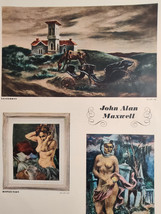 1948 Esquire Art Profile John Alan Maxwell New Orleans Chesley Bonestell - £8.53 GBP