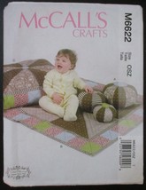 McCall's Crafts Pattern M6622 - Baby's Ball in Three Sizes Play Mat & Pillow NEW - $10.93