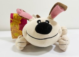 Vintage The Disney Store Mulan Little Brother Mini Stuffed  Bean Bag Dog - $13.85