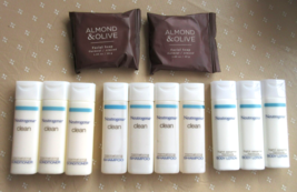 Lot 12 Neutrogena Shampoo Conditioner Lotion + Almond &amp; Olive Facial Soap Travel - £10.45 GBP
