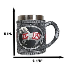 The Trail Of Painted Ponies Crusader Knight Cavalier Medieval Horse Tankard Mug - $34.99