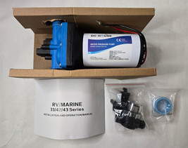 DC HOUSE 42 12V Self Priming Marine Water Pump 5.5 GPM 70 PSI DPHC-F42-12V - $49.81