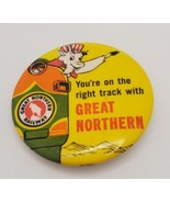 Great Northern Railway You&#39;re on the Right Track Pin Button Railroad Sou... - €21,32 EUR