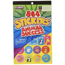 Eureka Animal Stickers Reward Stickers For Teachers and Students, 864 pcs - £10.95 GBP