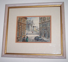 H.M.Gasser Original Watercolor Painting In &quot;Rome&quot; Signed By the Artist- Professi - £2,121.11 GBP