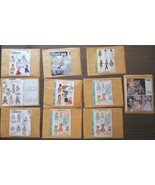 Vogue McCalls Simplicity Lot 10 13&quot;~ 18&quot; Doll Clothes Patterns Crafts Co... - $19.80