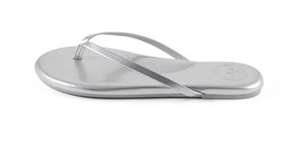 Solei Sea Women&#39;s Indie Flip Flops Metallic Silver - $45.00