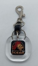 Vintage EXCALIBUR Clip Keychain Key Ring Chain Fob Hangtag  - £15.57 GBP