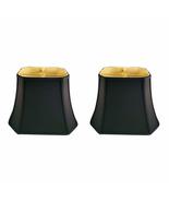 Royal Designs, Inc. Rectangle Cut Corner Lamp Shade, BS-710-18BLK-2, Black, (7 x - $182.95