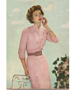 1950s Dress Midriff w/Bolero &amp; Cardigan - 3 Knit patterns (PDF 1222) - £3.13 GBP