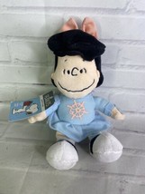 Peanuts Charlie Brown Lucy Girl Musical Plush Stuffed Doll Christmas Toy - £10.86 GBP