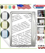 5X Large LED Page Magnifier with Anti-Glare Lens - 3 Color Modes for Com... - $812.19 MXN