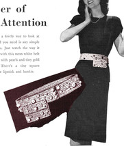 1940s Easy to Learn Single Crochet Pattern Belt with Coin Purse - (PDF 2331) - £2.99 GBP