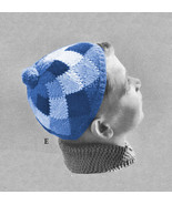 Diamond Beanie Hat for Boys and Girls- Knit pattern (PDF 1926) - £2.94 GBP