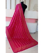 Phulkari Dupatta Chiffon with heavy Indian  embroidery &amp; mirror women Ch... - £31.12 GBP