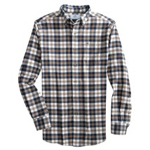 Southern Tide flannel intercoastal durant long sleeve sport shirt in Dress Blue - $81.18