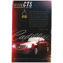 CTS 2008 Cadillac Car Auto 2000s Print Ad - $9.41