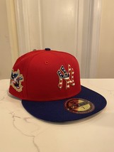 Yankees New Era Red All Star fitted cap size 7 - £23.73 GBP