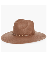 Madewell Wide Brim Straw Fedora Hat, Chocolate Raisin Brown, S/M, NWT - $80.69 CAD