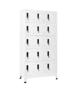  Locker Cabinet White Steel Large Locker Cabinet Rectangular - $15,918.63 MXN