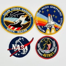 Vintage NASA Mission Patches Space Shuttle Lot of 4 - NASA Worn - £7.89 GBP