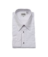 Tuxedo Shirt, 301M, Mens, White, Lay Down, 1/4&quot; Pleats - $359.94 MXN