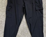 Athleta Trekkie North Jogger Pants Womens 12 Black V 305514 Zip Pockets ... - $29.95
