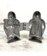 Rare Antique E&amp;Co #991 Pewter Santa Chocolate Candy Mold – Collectible S... - €81,69 EUR