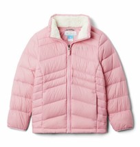 Columbia Youth Girls Autumn Park Down Omni-heat  Jacket Pink Orchid Size Large - £36.61 GBP