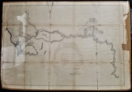 1853 antique MAP RIVIERE DES LACS the ROCKY MOUNTAINS for RAILROAD ROUTE... - $89.05