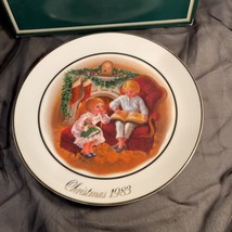 Christmas 1983 &quot;Enjoying the Night Before Christmas&quot; Collector Plate Avo... - £9.47 GBP