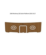 2006 Monterey 302 Swim Platfrom Step Pad Boat EVA Foam Faux Teak Deck Fl... - $469.81 CAD
