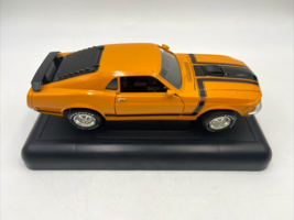 Die Cast 1/18 Scale 1970 Boss 302 Mustang With Shaker Hood Orange - $33.24