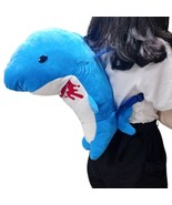 Blue Baby Shark Stuff Toy Boys Backpack - $273.89 MXN