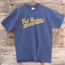 West Virginia Mountaineers Retro T-Shirt Größe M - £25.68 GBP
