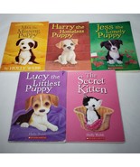 Lot of 5 Pet Rescue Adventures Books Holly Webb Max Harry Kitten Jess Pu... - £12.70 GBP