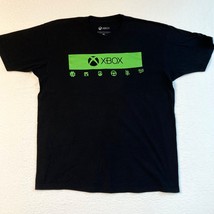 Xbox Logo T-Shirt Adult XL Black Green Short Sleeve Shirt Mens Graphic Tee - $14.58