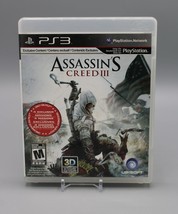 Assassin&#39;s Creed III (PlayStation 3, 2012)Not For Resale Version Tested &amp; Works - £6.32 GBP
